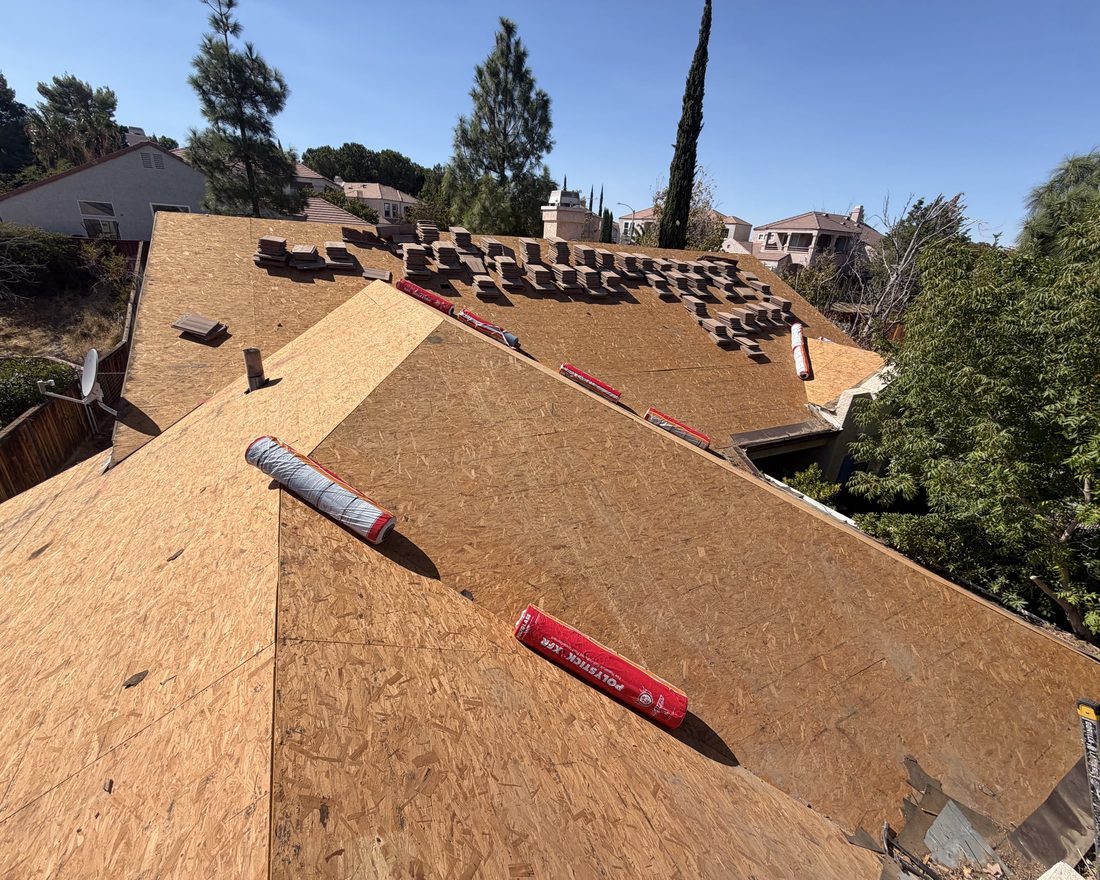 New OSB decking